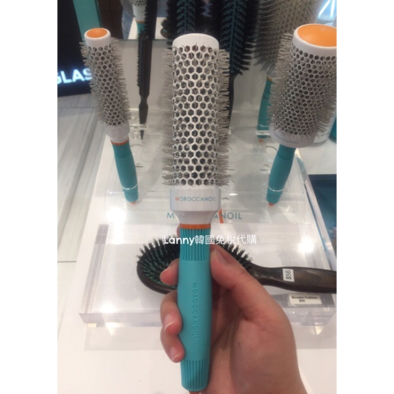 韓國免稅代購moroccanoil 摩洛哥優油陶瓷圓梳陶瓷離子造型梳摩洛哥 蝦皮購物