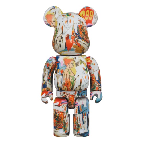 BE@RBRICK Andy Warhol X JEAN-MICHEL BASQUIAT 4 400％ 巴斯奇雅