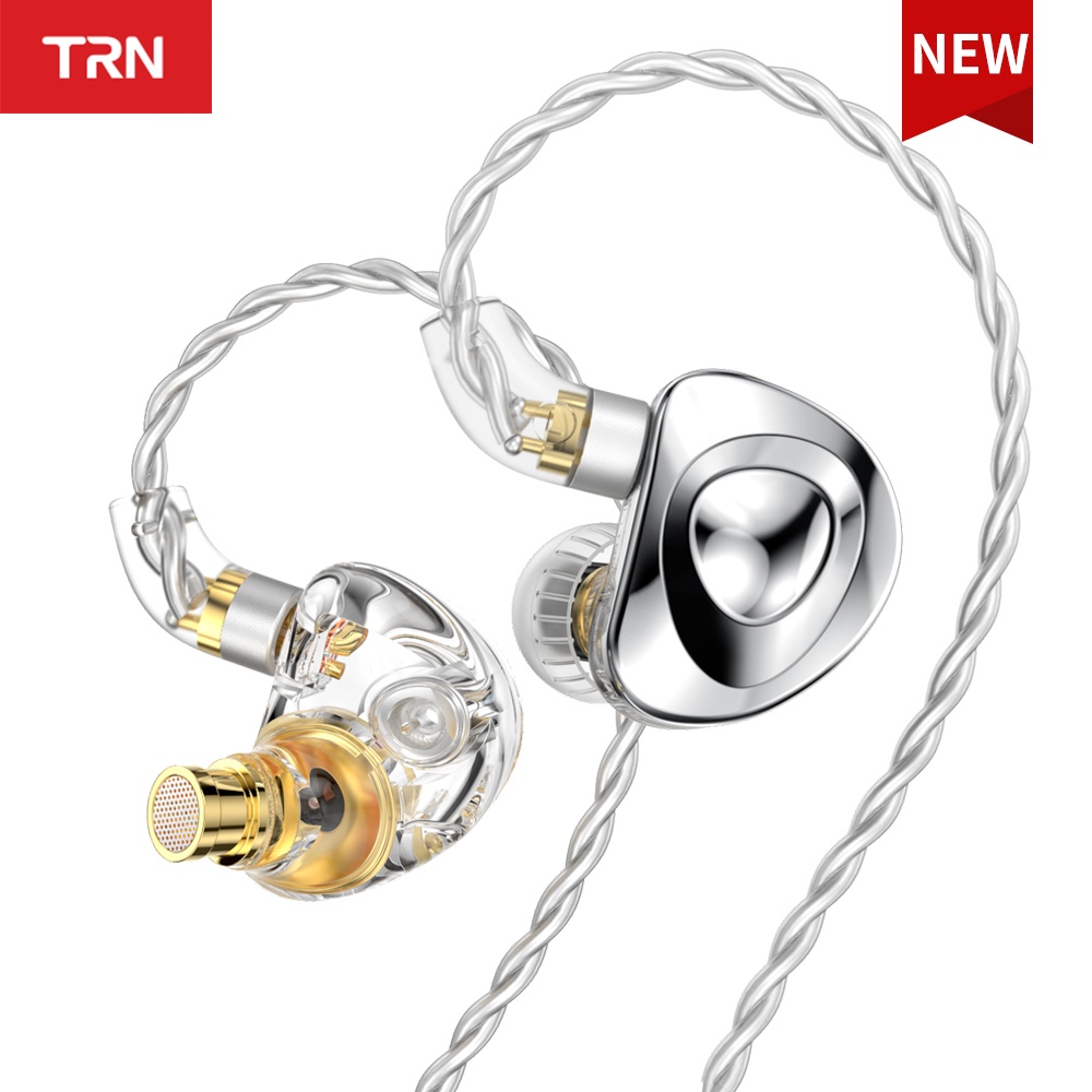 Trn MT4 2DD HiFi 入耳式耳機低音高性能動態驅動器耳塞 DJ 運動遊戲耳機適用於 MT1 PRO VX V