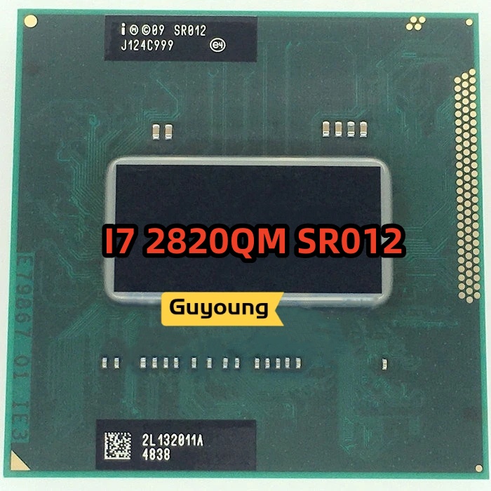 酷睿i7-2820qm i7 2820QM SR012 2.3GHz四核八線程CPU處理器8M 45W插槽G2 rPGA