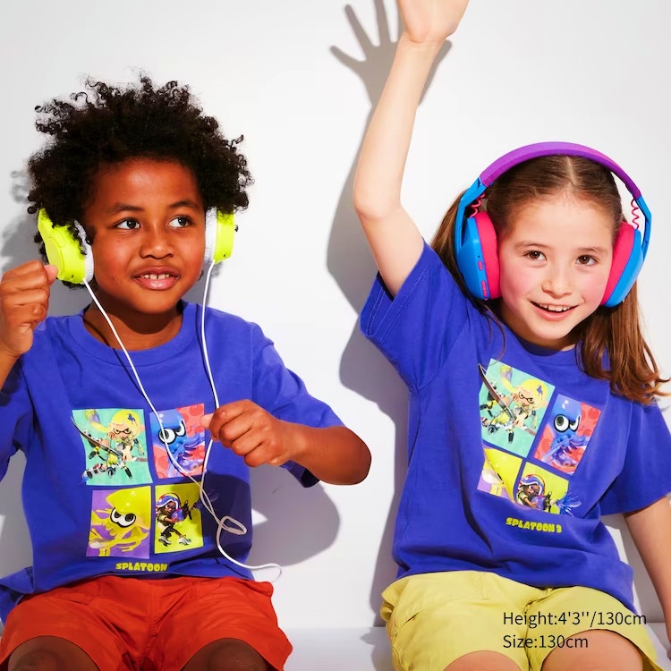 優衣庫 Uniqlo KIDS Splatoon 3 UT(短袖圖案 T 恤)