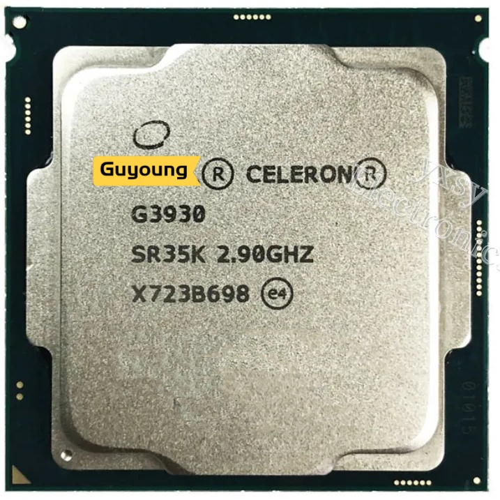 二手賽揚 G3930 2.90GHz 2M 高速緩存雙核 CPU 處理器 SR35K LGA 1151 托盤