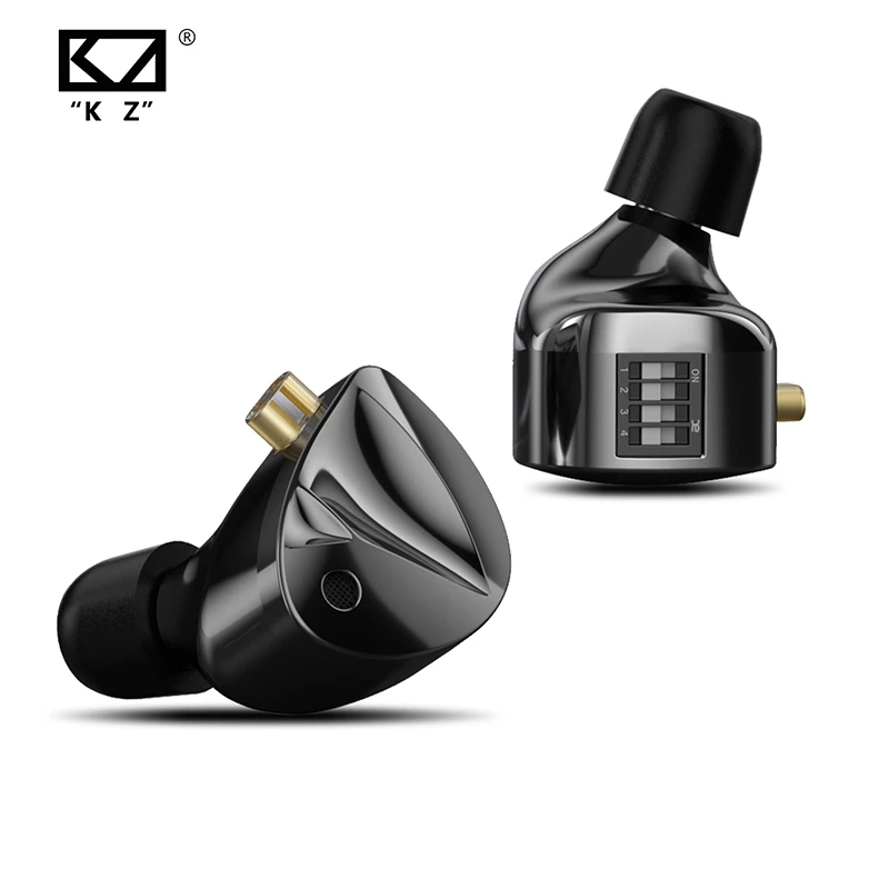 KZ D-Fi可調音雙磁動圈入耳式有線耳機音樂HiFi舞臺監聽直播耳塞