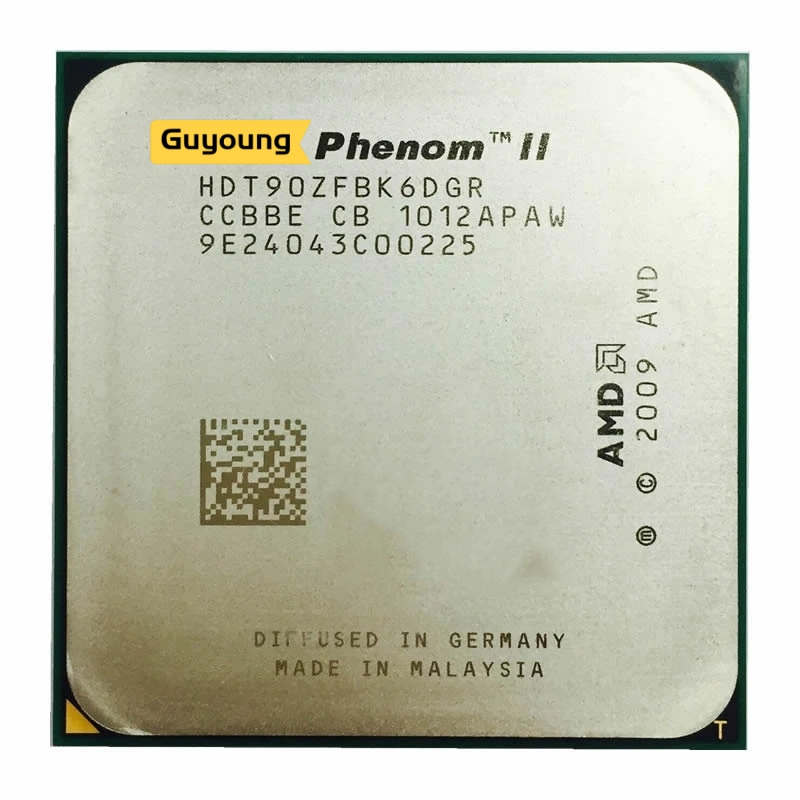 Yzx Phenom II X6 1090T 1090 3.2 GHz 二手六核 CPU 處理器 HDT90ZFBK6D