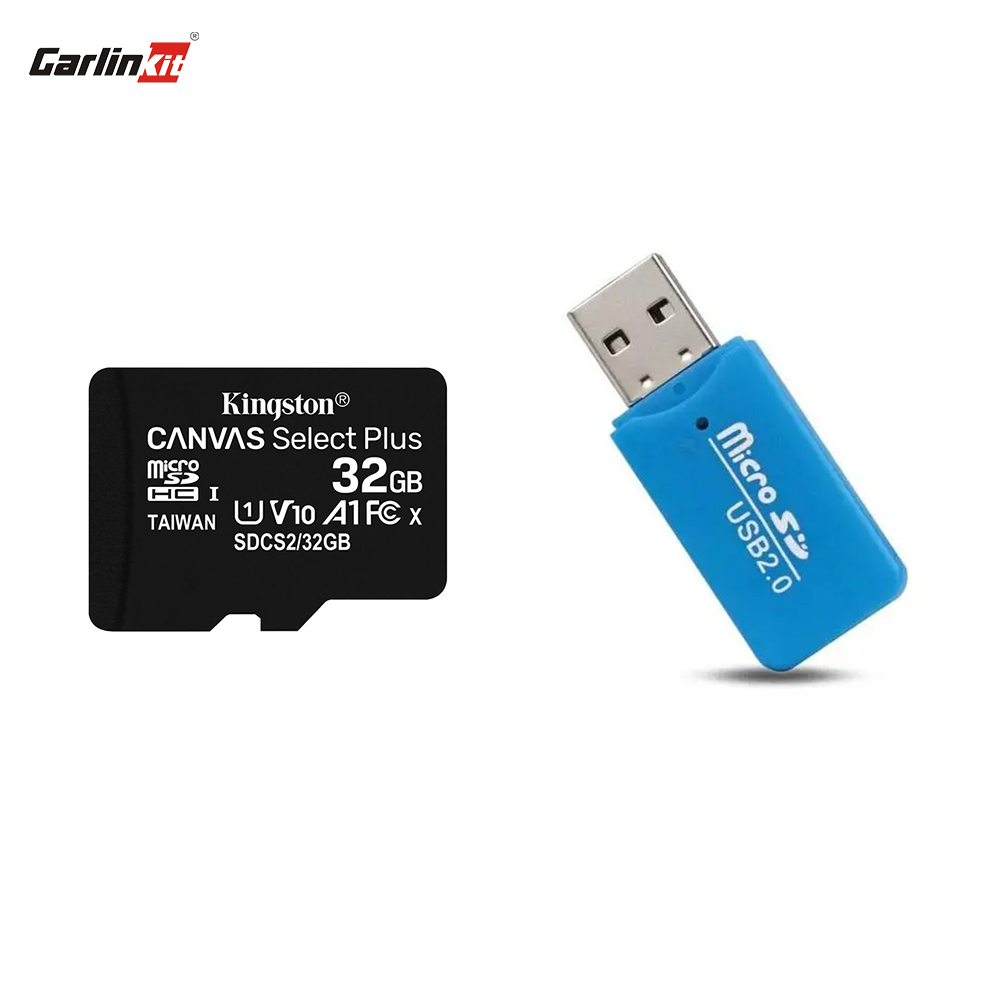 贈品 32GB TF卡 + 讀卡器適用於 Carlinkit TBOX系列 不單賣讀卡機
