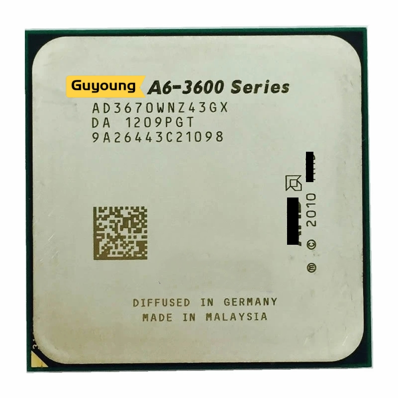 Yzx A6 系列 A6-3670K A6 3670 k 2.7 GHz 二手四核 CPU 處理器 APU AD3670