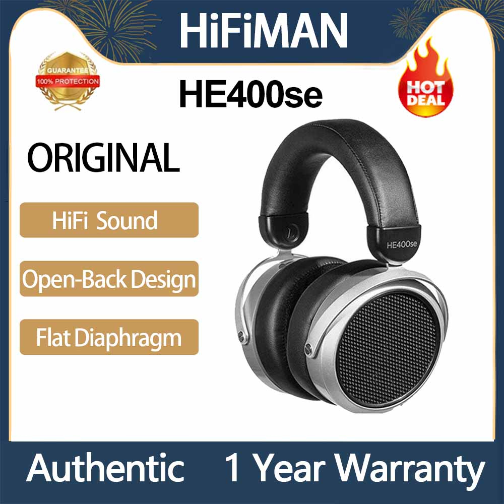 Hifiman HE400se 耳罩式平面磁性耳機 25ohm 開放式設計矯形耳機 20Hz-20KHz NEO