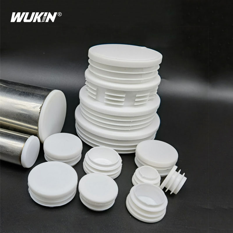 白色塑料圓桌椅腳蓋帽管插入塞孔蓋管端塞 13mm~76mm 家具保護墊