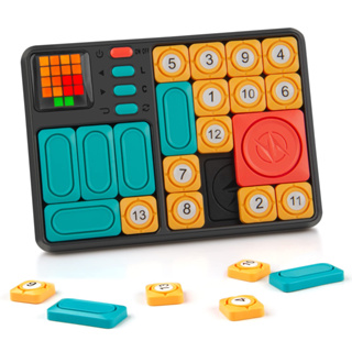 超級華容道 智能積木 超級積木 數字華容道 益智玩具 滑動拼圖 教育遊戲 益智邏輯訓練 通關遊戲機 幼兒童訓練器