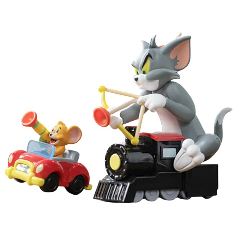 湯姆貓與傑利鼠 TOM and JERRY 貓鼠大作戰系列 盲盒 公仔 盒玩 盒抽 湯姆貓 傑利鼠 擺件 玩具 生日禮物