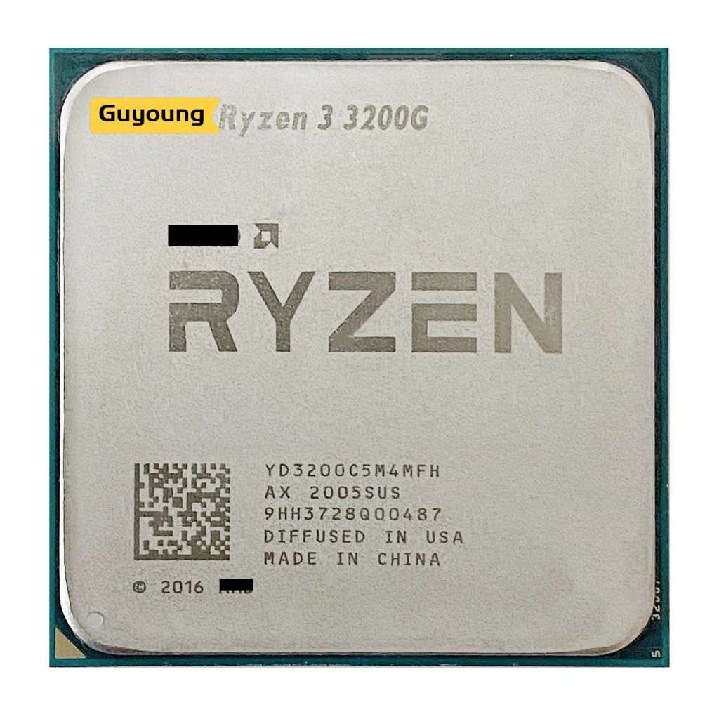 Yzx Ryzen 3 3200G R3 3200G YD3200C5M4MFH Socket AM4 CPU處理器3.