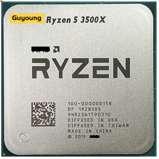 YZX Ryzen 5 3500X R5 3500X 3.6 GHz 二手游戲 Zen 2 0.007 六核六線程 CP