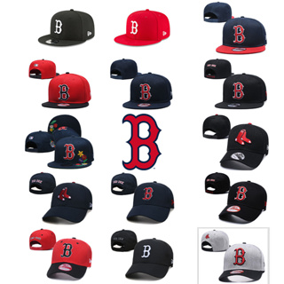 MLB 波士頓紅襪 球隊棒球帽 男女通用 可調整 平沿帽 嘻哈帽 運動帽 時尚帽子 11款式