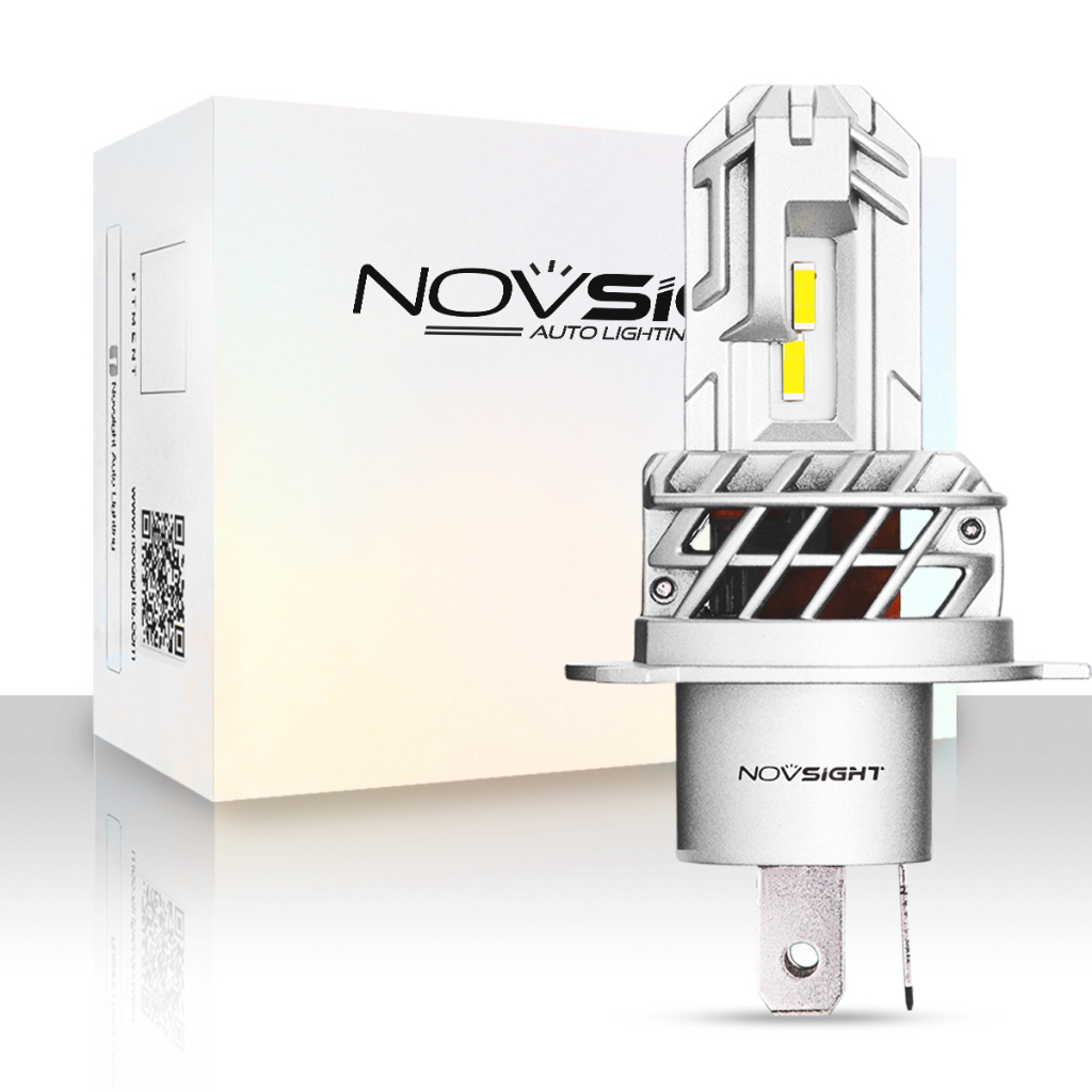 Novsight  N35 LED機車大燈 H4 25w 5000lm 6000k 遠近光一件式 單個裝