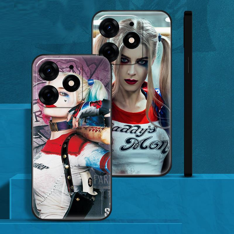 電影小丑傑克卡通 Tecno Spark 10C 10 Pro 4G KI7 手機殼磨砂黑色矽膠軟 TPU 手機保護套新