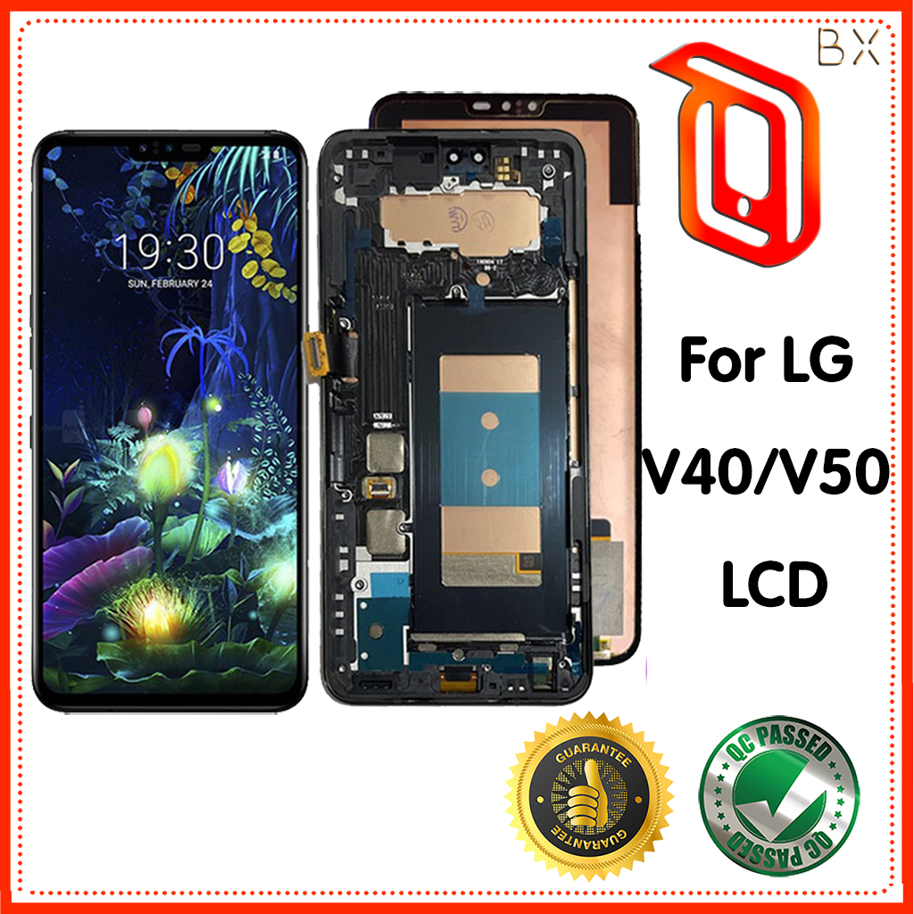 適用於 LG V40 ThinQ V50 ThinQ LCD 帶框架更換維修的 LG V40 ThinQ V50 Thi