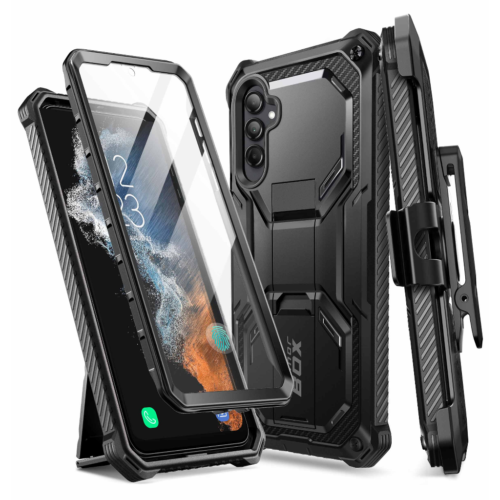 I-blason Armorbox 適用於三星 Galaxy A54 5G 手機殼帶支架皮帶夾皮套全身堅固保險槓手機殼帶