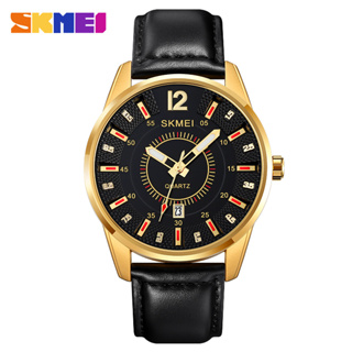 Skmei 手錶 時尚簡約商務石英表 男士手錶 大錶徑手錶