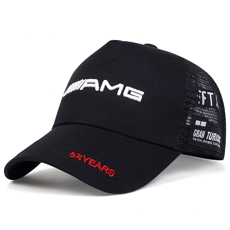 奔馳 AMG 運動賽車棒球帽 FTX 網眼帽戶外時尚帽子 F1 帽子