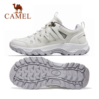Camel 女式防滑運動鞋透氣戶外登山鞋