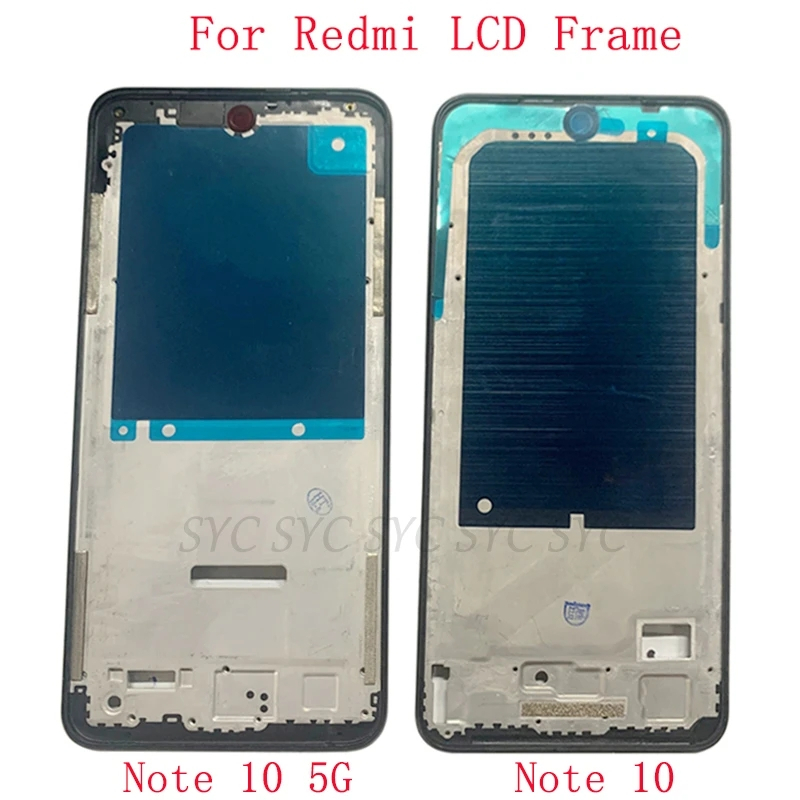 適用於小米紅米 Note 10 Pro 5G 10S 手機金屬液晶邊框維修零件的中框外殼 LCD 擋板面板