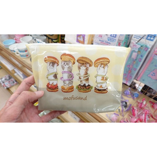 【現貨】日本日單炸蝦mofusand雙面 圖案拉鍊防水果凍 化妝包收納包筆袋便攜可愛