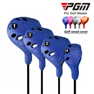 PGM 高爾夫球杆保護套 推杆套 杆頭套 球頭帽高爾夫罩適用於高爾夫球桿 1 號 3 5 號TPE 彈性材料通用標準尺寸