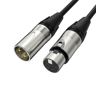 Maono XLR麥克風電纜高級XLR跳線帶XLR公對母3針連接器用於麥克風混音器聲卡錄音室