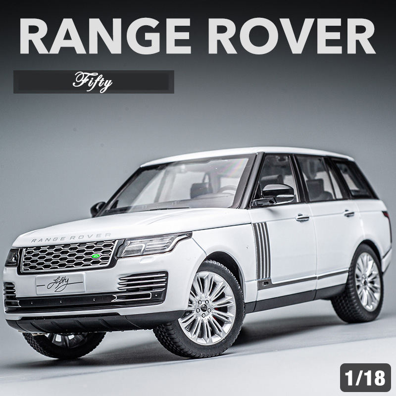 LAND ROVER 壓鑄 1:18 路虎攬勝五十 SUV 汽車模型合金壓鑄玩具車門可打開汽車卡車