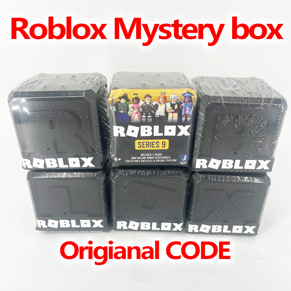 Roblox 名人系列 - 系列 9 神秘人偶 6 件裝 [包括 6 件獨家虛擬物品] 玩具盲盒周邊羅布洛克斯 可能重复