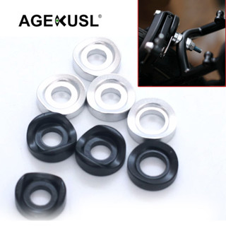 Agekusl 自行車剎車卡鉗墊片 CNC 鋁合金 5.6g 墊圈用於 Brompton 折疊自行車