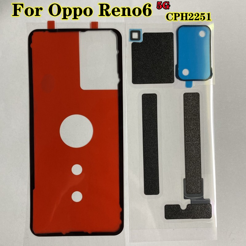 適用於 oppo reno6 5g 後蓋膠後殼電池蓋膠背膠 Reno 6鏡框膠 散熱棉