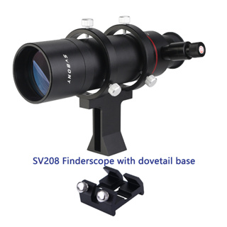 SVBONY SV208 尋星鏡導向鏡 帶燕尾底座正向圖像 帶照明灯十字准線 8x50 用於天文望遠鏡赤道儀