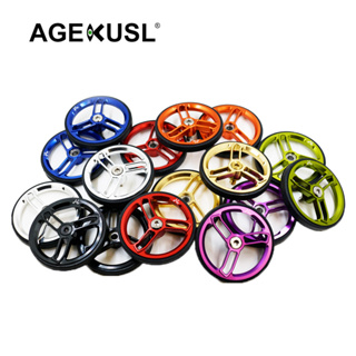 AGEKUSL自行車易行輪62mm70mm滾輪用於小布Pikes 3sixty H&H 折疊自行車