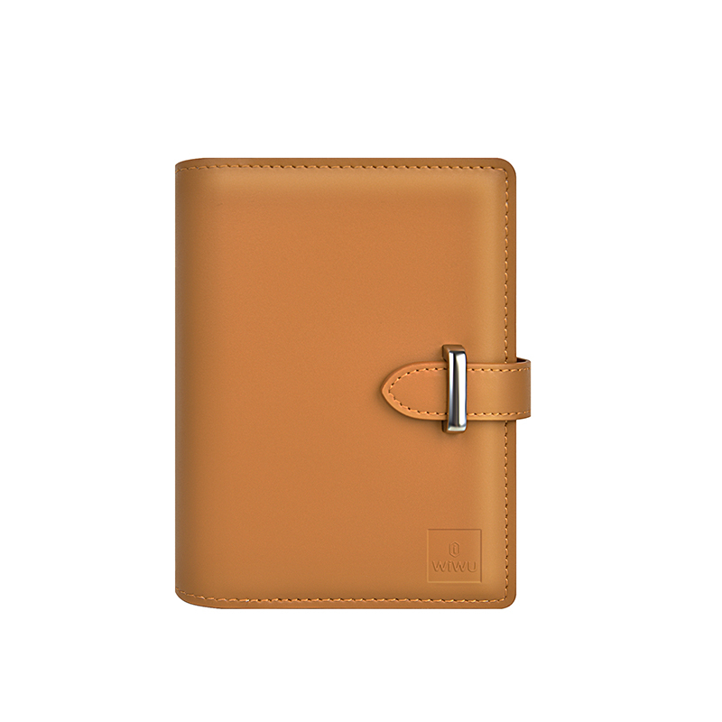 Wiwu 皮革護照夾保護套護照錢包帶拉鍊槽適合 4 X 3 英寸免疫記錄卡