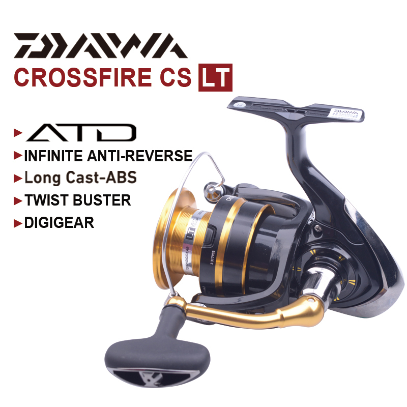 DAIWA達億瓦23新款CROSSFIRE LT紡車輪遠投輪金屬線杯路亞漁輪