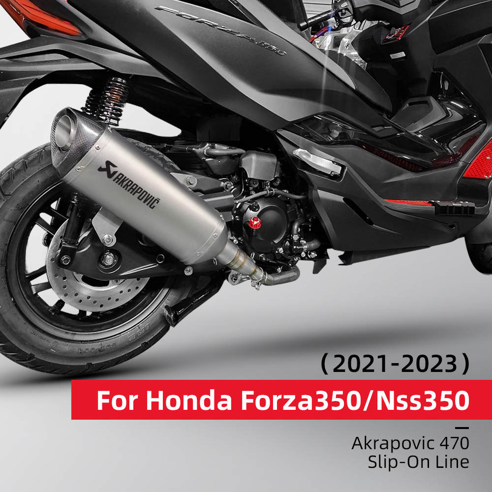 高品質 Honda forza350/forza300改裝類蠍排氣管 無損直上安裝 2021-2023