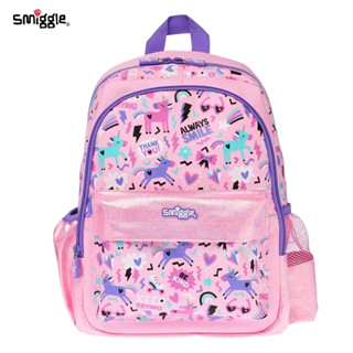 Smiggle Unicorn Junior 雙肩包後揹包可愛印花兒童書包