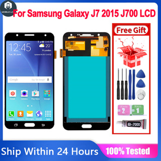 SAMSUNG 原裝 LCD 兼容三星 Galaxy J7 2015 J700 SM-J700F J700M J700H