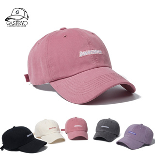 Gaseryo 韓式小字母彩色棒球帽女棒球帽女刺繡可愛時尚帽