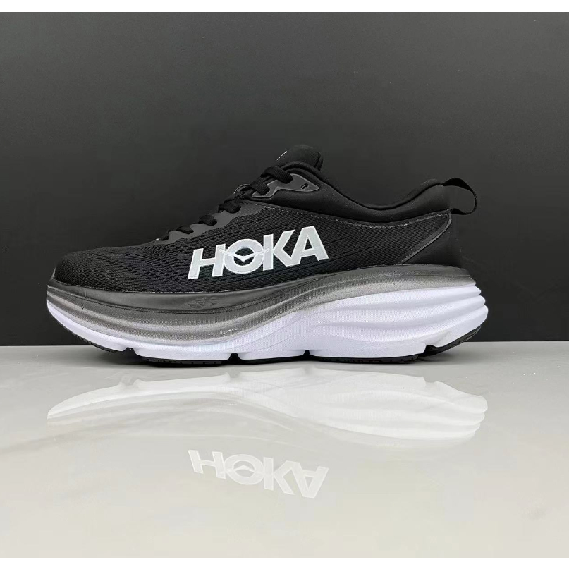 Hoka ONE 公路跑鞋 Bondi 8 減震、舒適、透氣、有彈性