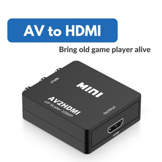 Av 轉 HDMI RCA 轉 HDMI 迷你盒子 1080P AV 轉 HDMI 視頻 AV2HDMI