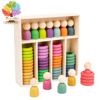 【樹年】蒙氏教具寶寶夾球夾珠顏色配對玩具兒童早教益智顏色認知分類