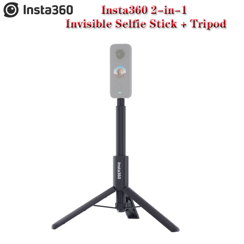 原裝 Insta360 X4/X3/Go 3/ONE X2 / ONE R / ONE X 配件的 2 合 1 隱形自拍