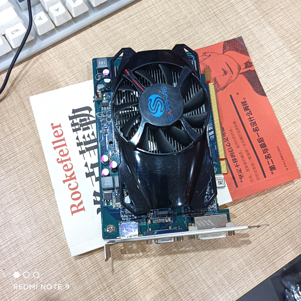 二手 GPU Sapphire HD6570 1GB DDR5 顯卡家庭遊戲 ddr3 128bit