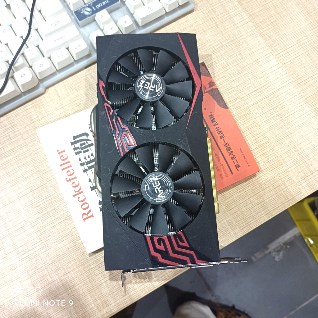 華碩AMD EX-RX580 2048SP-8G DDR5 顯卡 單DVI接口（用過的）