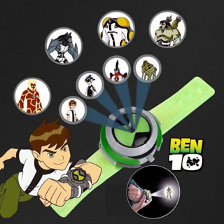 兒童投影儀手錶 Ben10 手錶 Omnitrix Ben 投影儀 8 圖像玩具手錶男孩女孩