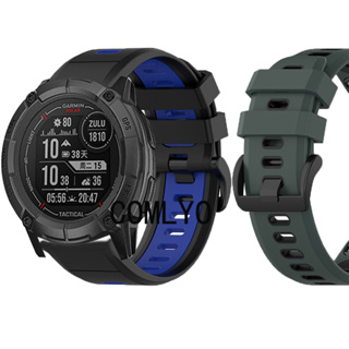 適用 佳明 本能 Garmin Instinct 2X 太陽能運動戰術版 錶帶 矽膠快拆 腕帶 充電端口防塵塞蓋