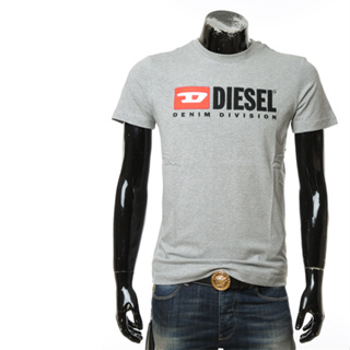 Diesel 夏季男士印花標誌時尚休閒短袖圓領T恤