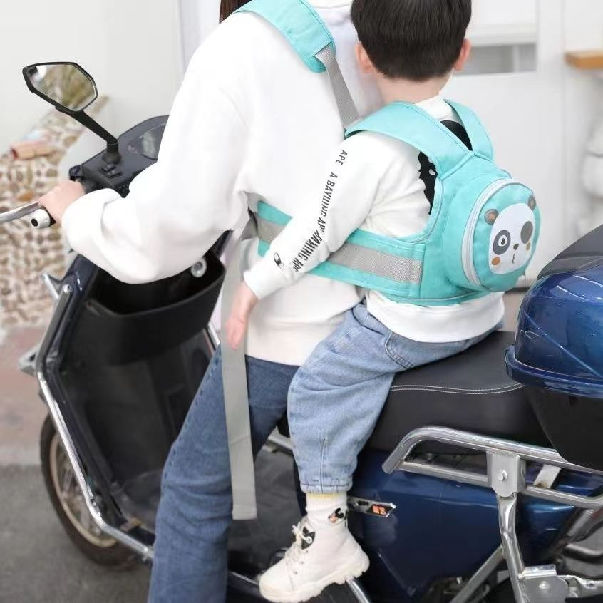電動車兒童網布安全帶 小孩坐車綁帶 電瓶車寶寶保護揹帶  機車安全帶 前後座椅揹帶 雙肩帶